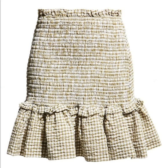 Veronica Beard Jeans
Aloya Smocked Seersucker Skirt Medium - Picture 11 of 13